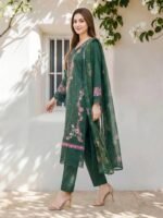 3 Piece Lawn Suit- Embroidered - Image 2