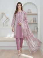 3 Piece Lawn Suit- Embroidered