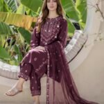 3 Piece Lawn Suit- Embroidered