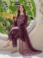 3 Piece Lawn Suit- Embroidered