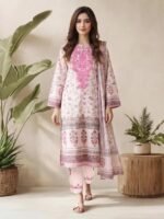 3 Piece Lawn Suit- Embroidered
