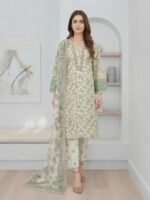 3 Piece Lawn Suit- Embroidered