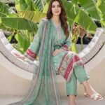 3 Piece Lawn Suit- Embroidered